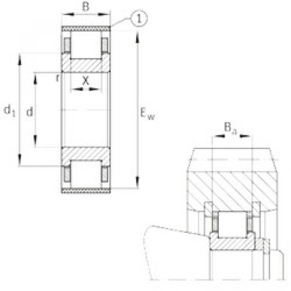 Bantalan RN204-E-MPBX FAG #1 image