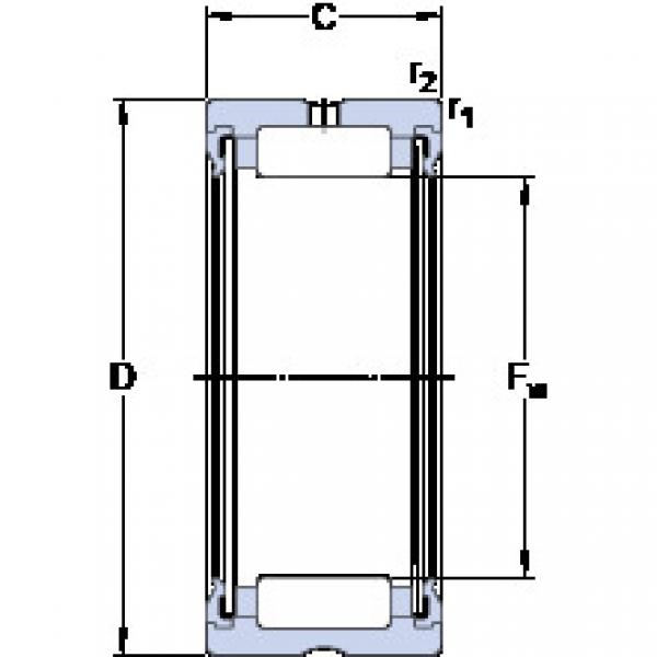 Bantalan RNA 4905.2RS SKF #1 image