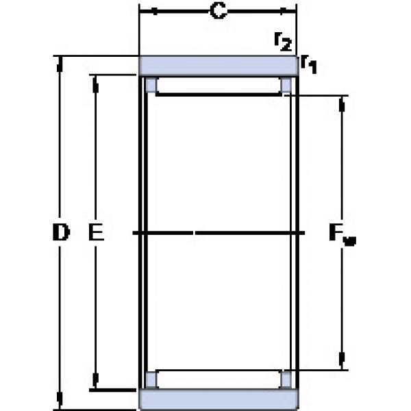 Bantalan RNAO 17x25x13 SKF #1 image