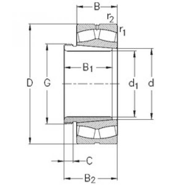 Bantalan 23052-K-MB-W33+AH3052 NKE #1 image