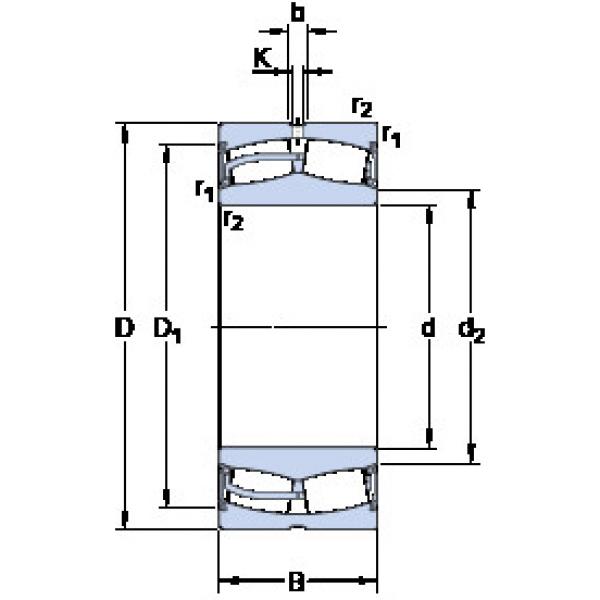 Bantalan 24124-2CS5/VT143 SKF #1 image