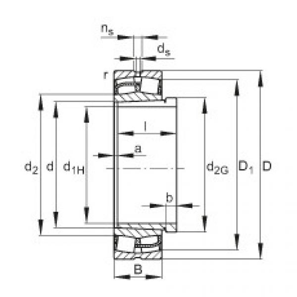 Bantalan 24032-E1-K30 + AH24032 FAG #1 image