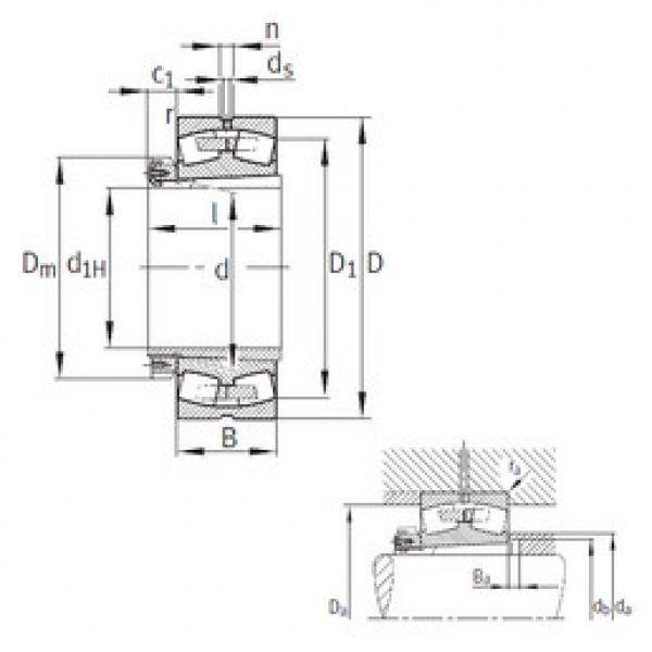 Bantalan 23192-K-MB+H3192 FAG #1 image