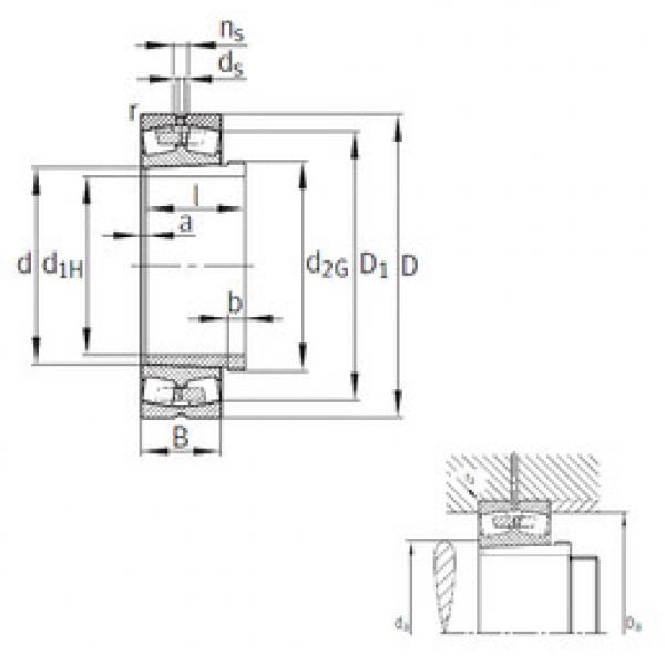 Bantalan 23992-B-K-MB+AH3992 FAG #1 image