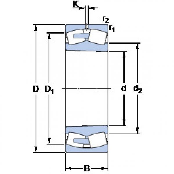 Bantalan 238/630 CAKMA/W20 SKF #1 image