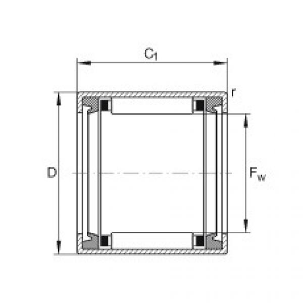 Bantalan HK2530-2RS INA #1 image