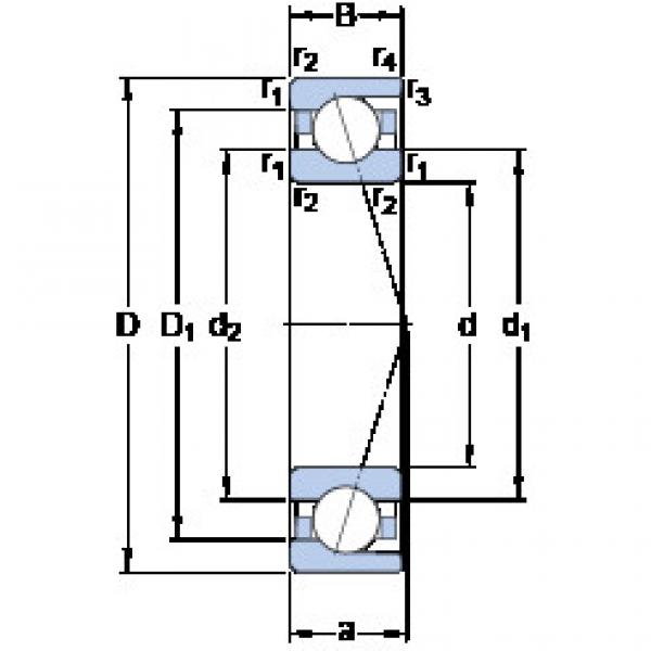 Bantalan 71820 CD/HCP4 SKF #1 image