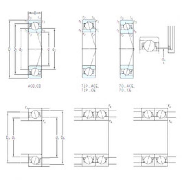 Bantalan 71902 CD/P4A SKF #1 image