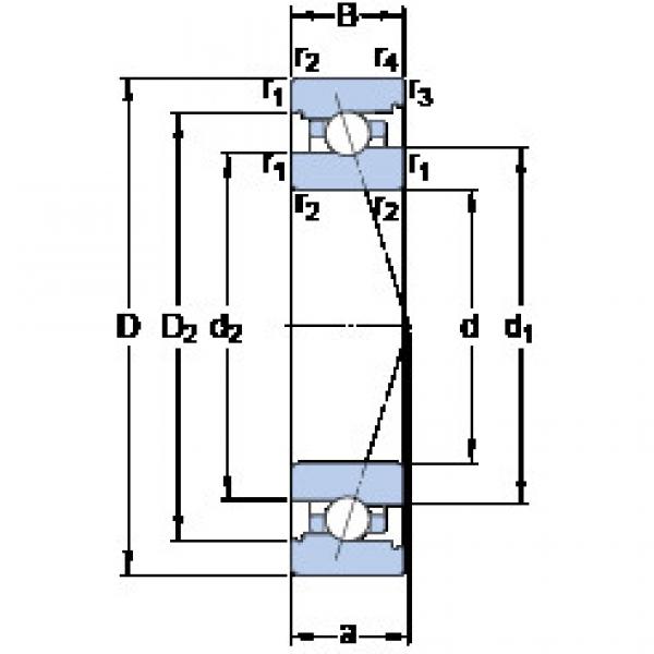 Bantalan 71915 CB/P4A SKF #1 image