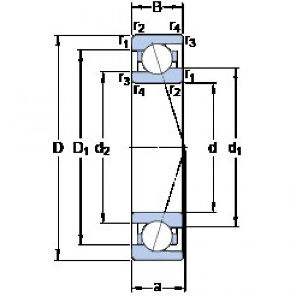 Bantalan 71918 ACE/P4A SKF #1 image