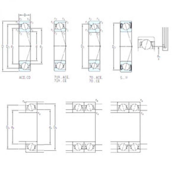 Bantalan S71907 ACE/HCP4A SKF #1 image