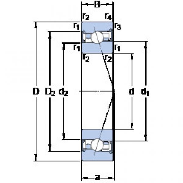 Bantalan S7007 FW/HC SKF #1 image