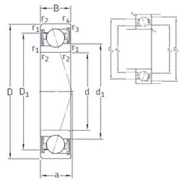 Bantalan S71901 CE/HCP4A SKF #1 image