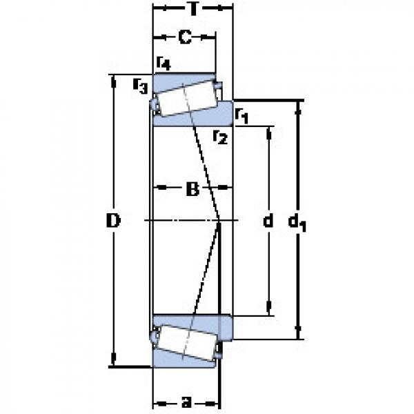 Bantalan 32010 X/QCL7CVB026 SKF #1 image