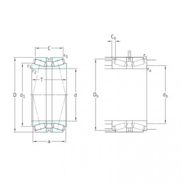 Bantalan 32224T146J2/DB31C210 SKF #1 image