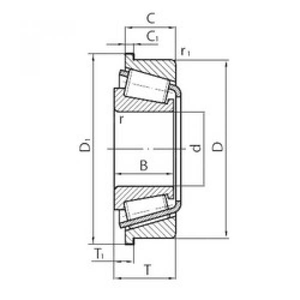 Bantalan NP881387/NP304907 Timken #1 image