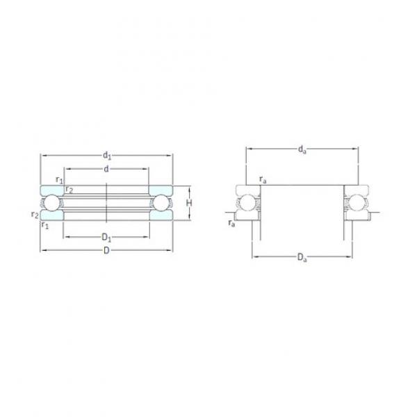 Bantalan 51409 SKF #1 image