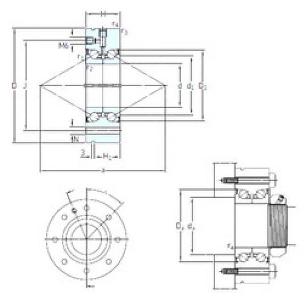 Bantalan BEAM 40/115/C 7P60 SNFA #1 image