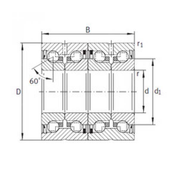 Bantalan ZKLN3062-2RS-2AP INA #1 image