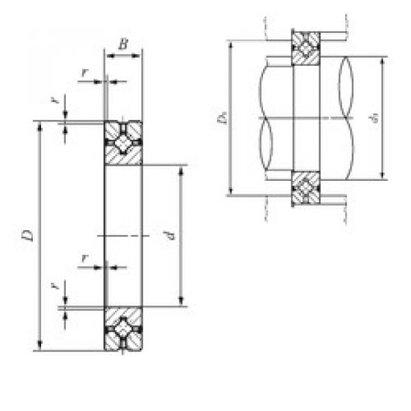 Bantalan CRBH 13025 A UU IKO #1 image