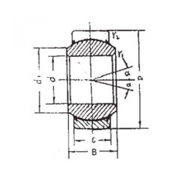 Bantalan GEEM30ES-2RS FBJ #1 image