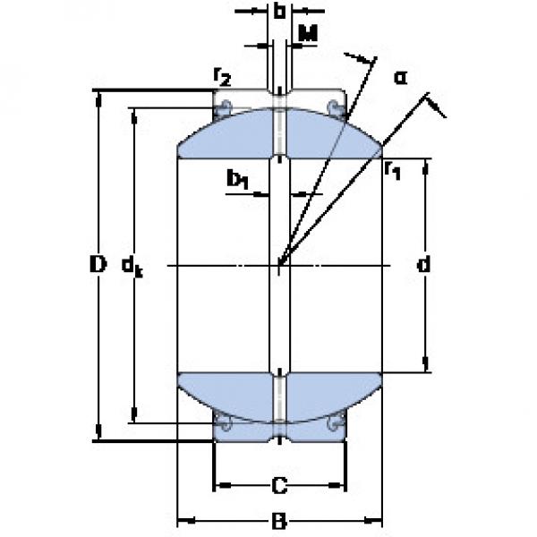 Bantalan GEH 45 ESX-2LS SKF #1 image