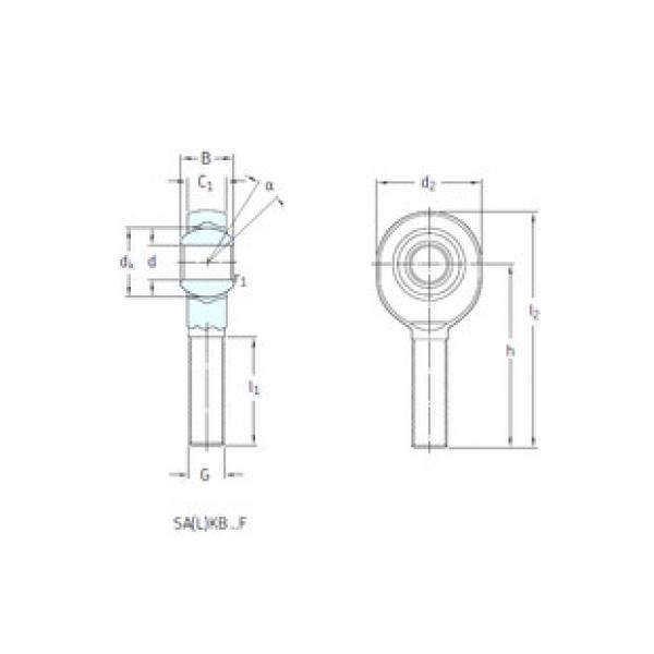 Bantalan SAKB16F SKF #1 image