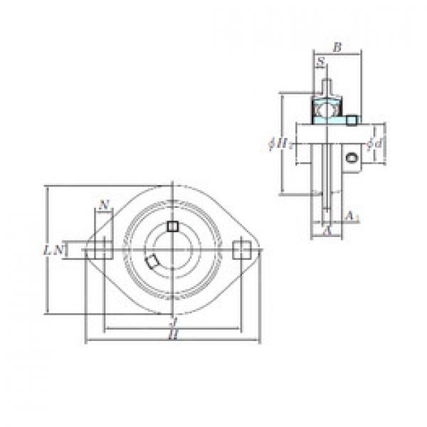 Bantalan SBPFL206-19 KOYO #1 image