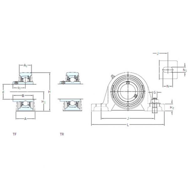 Bantalan SY 1.7/16 WF SKF #1 image