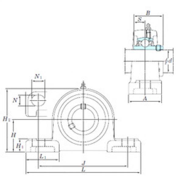 Bantalan UCP216SC KOYO #1 image