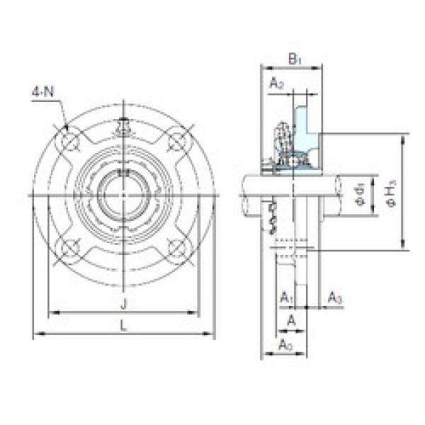 Bantalan UKFCX11+H2311 NACHI #1 image