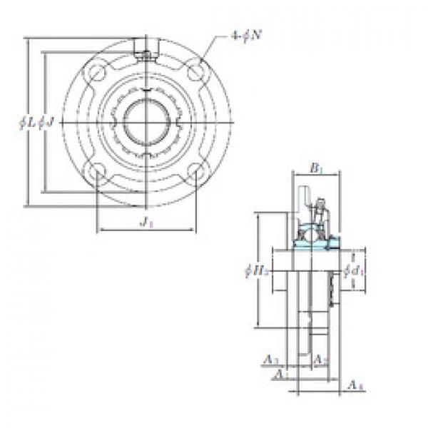 Bantalan UKFCX12 KOYO #1 image