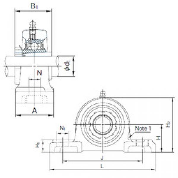 Bantalan UKP307+H2307 NACHI #1 image