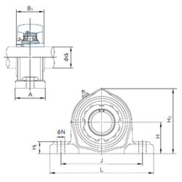 Bantalan UKPK216+H2316 NACHI #1 image